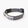 Hundhalsband Checked Blue White1