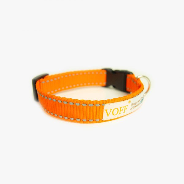 Hundhalsband Orange Reflex