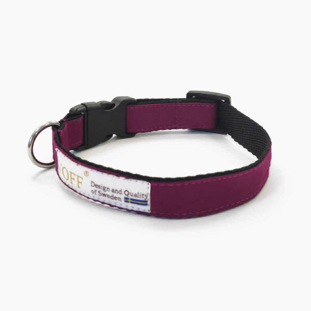 Hundhalsband Dark Pink1