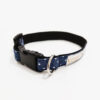 Hundhalsband Dots Denim2