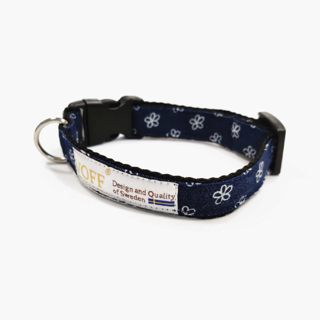 Hundhalsband Summer Denim1