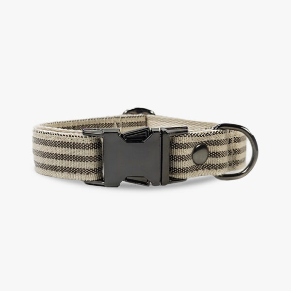 Hundhalsband Brown & Cream Striped