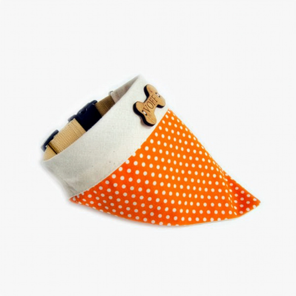 Hundbandana dots orange organic Hundbandana Dots Orange Organic
