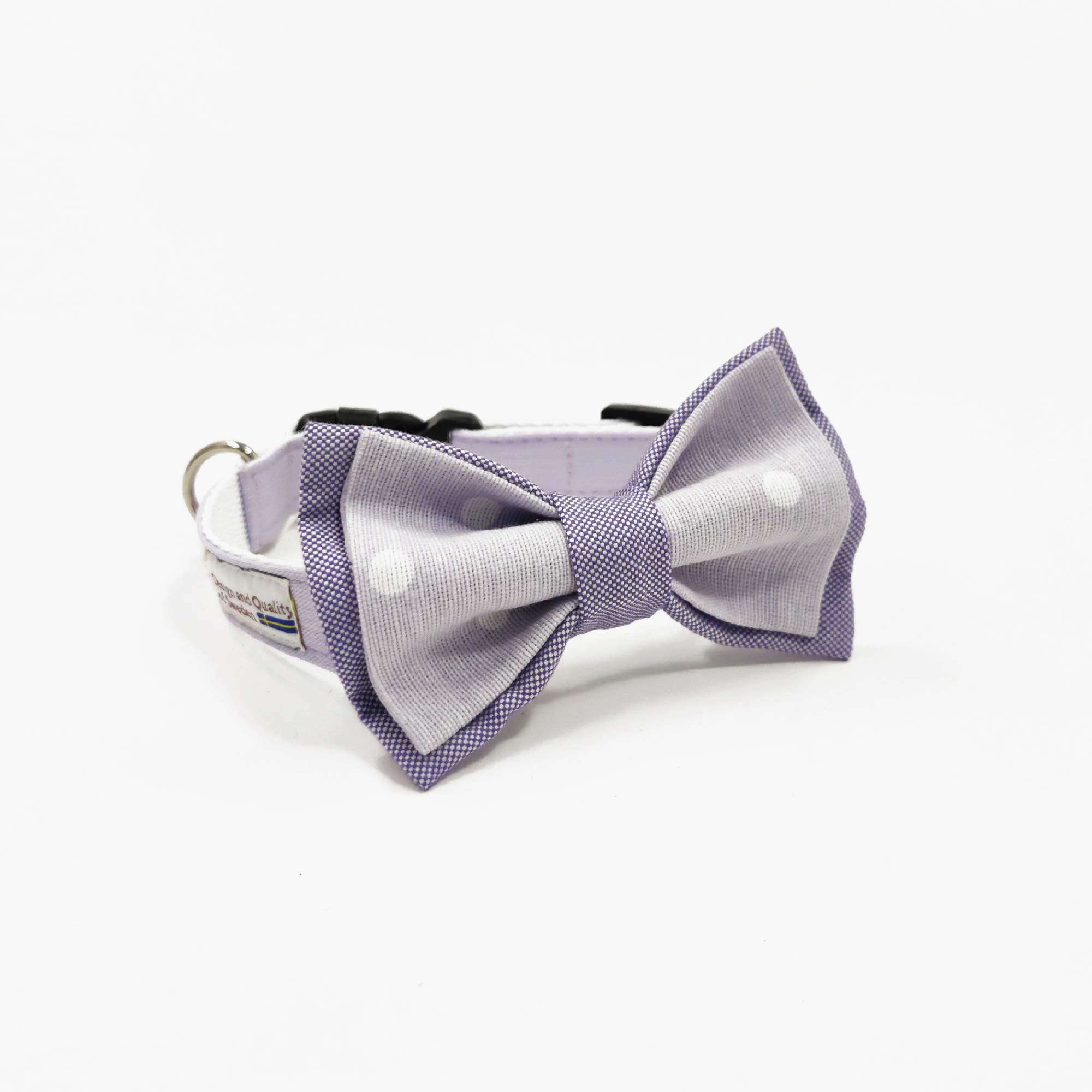 Hundfluga Double Dots Purple