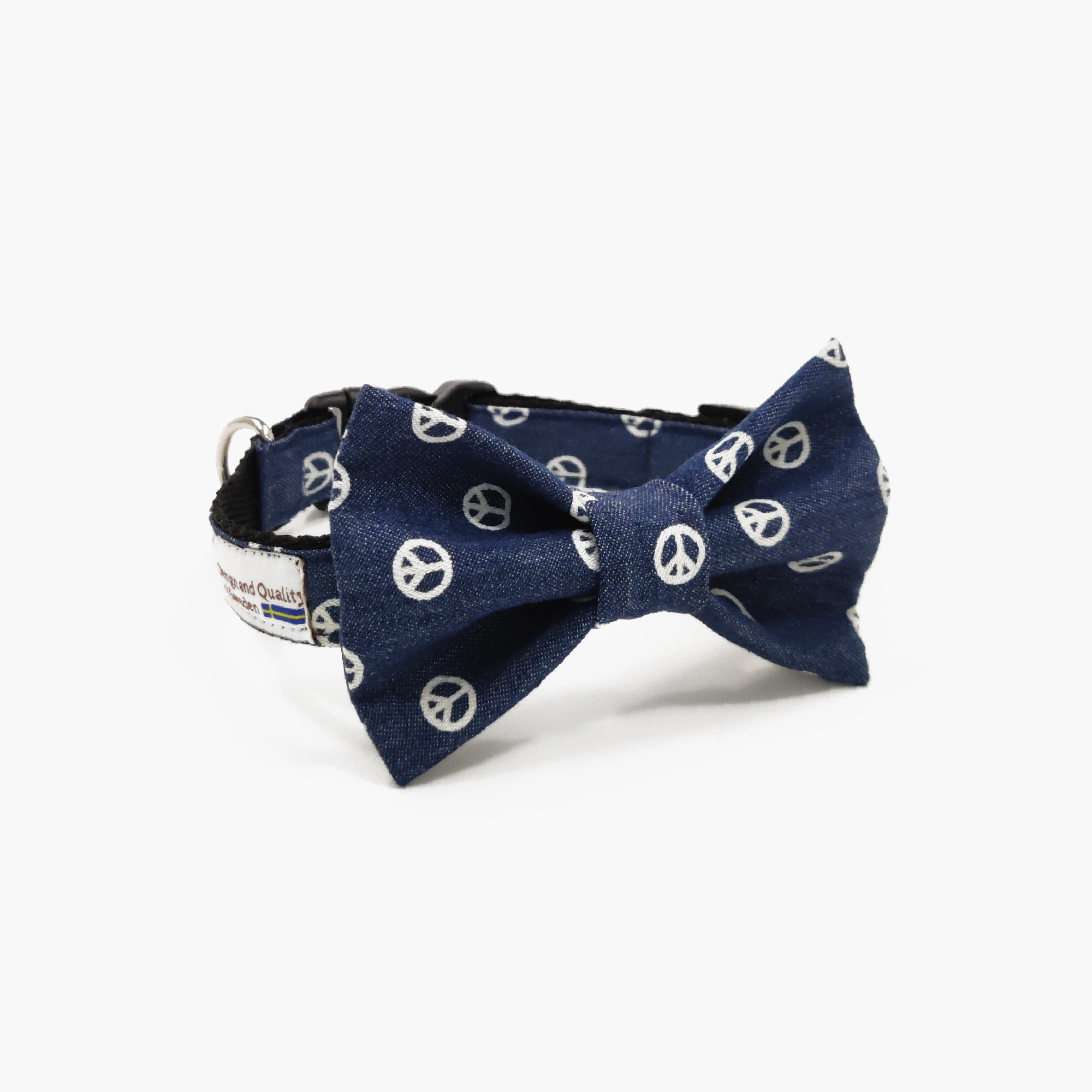 Hundfluga Peace Denim1 Hundfluga Peace Denim