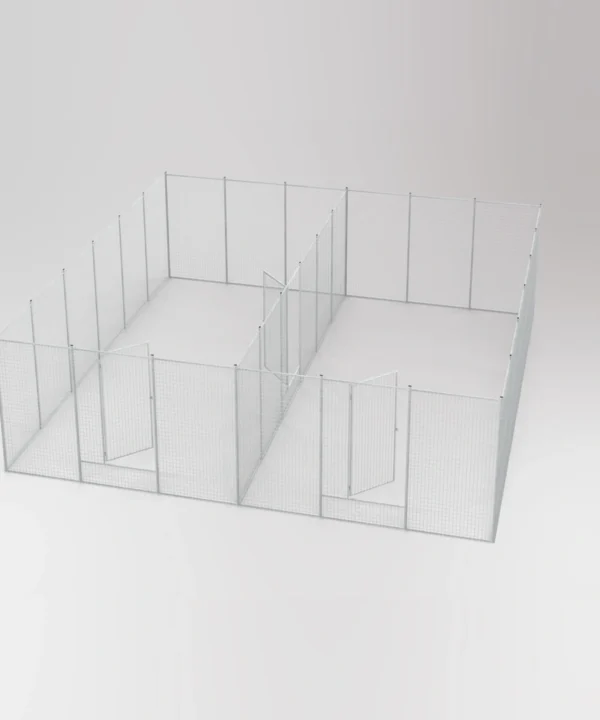 Hundgård 2x25.92m2 Lyx