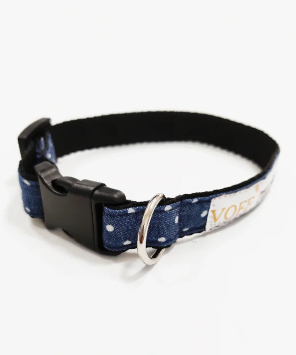 Hundhalsband Dots Denim