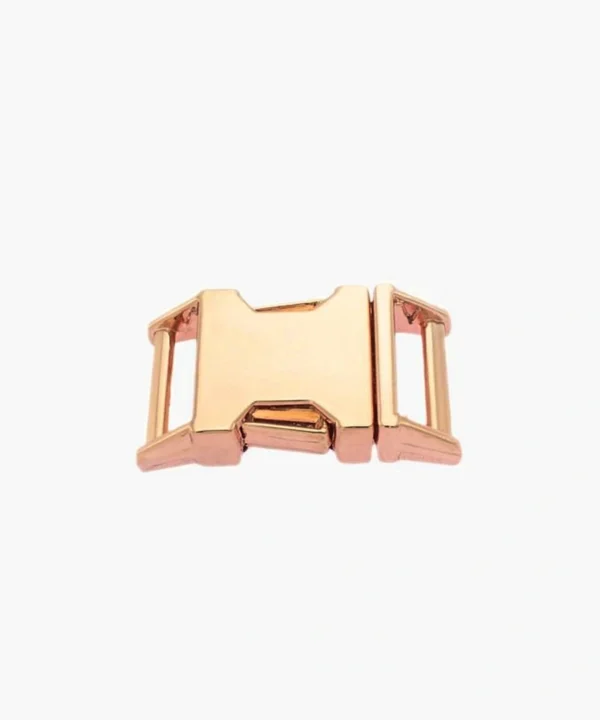 Snäpplås Metall Rosé 16mm