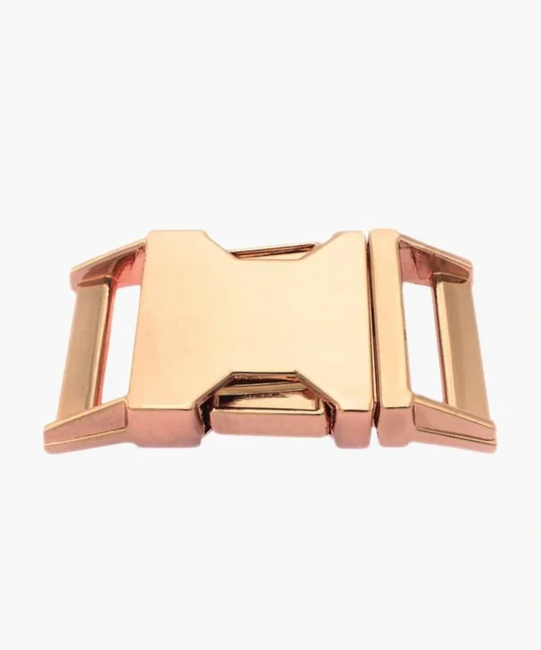 Snäpplås Metall Rosé 25mm